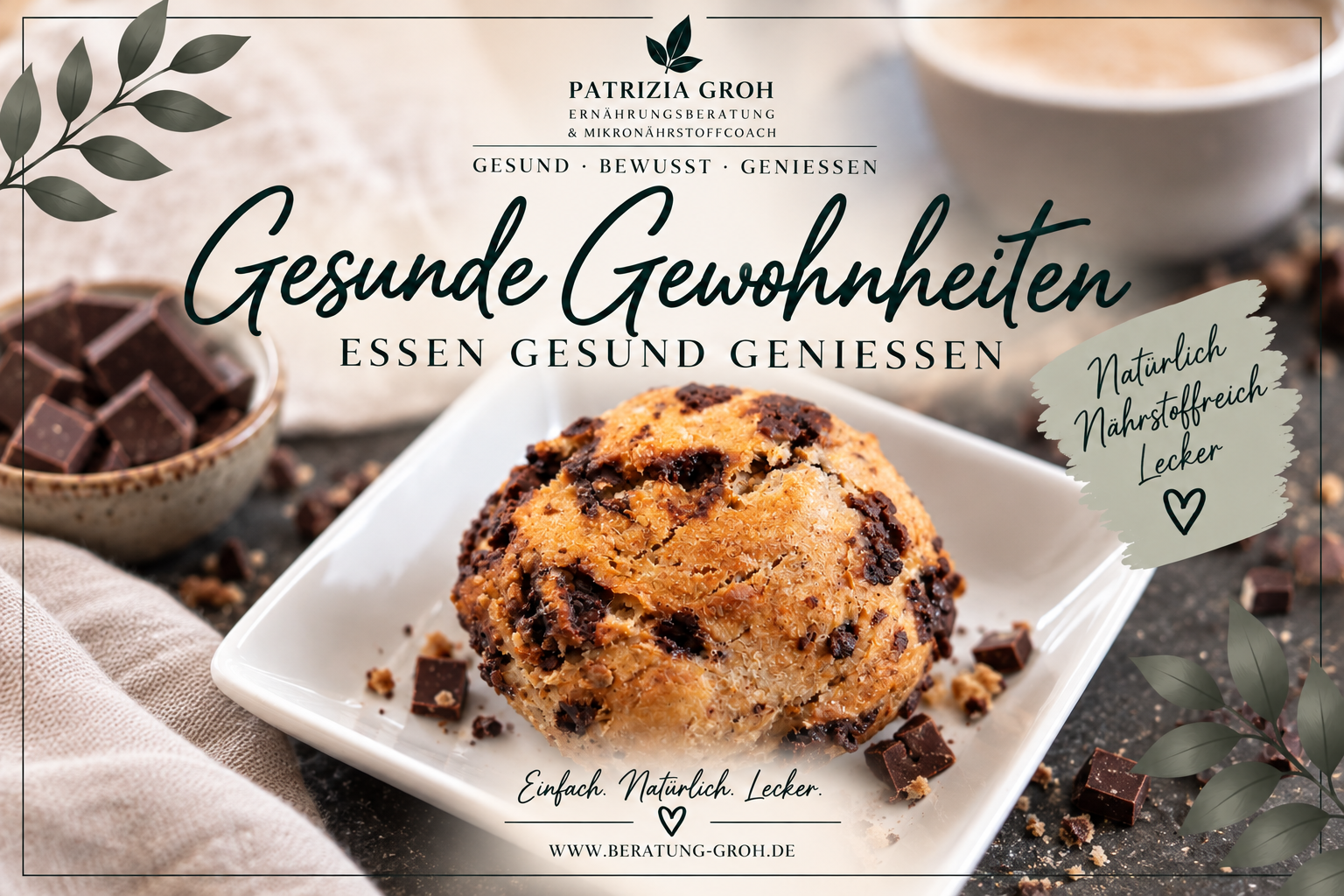 Dinkelvollkorn Schokobrötchen