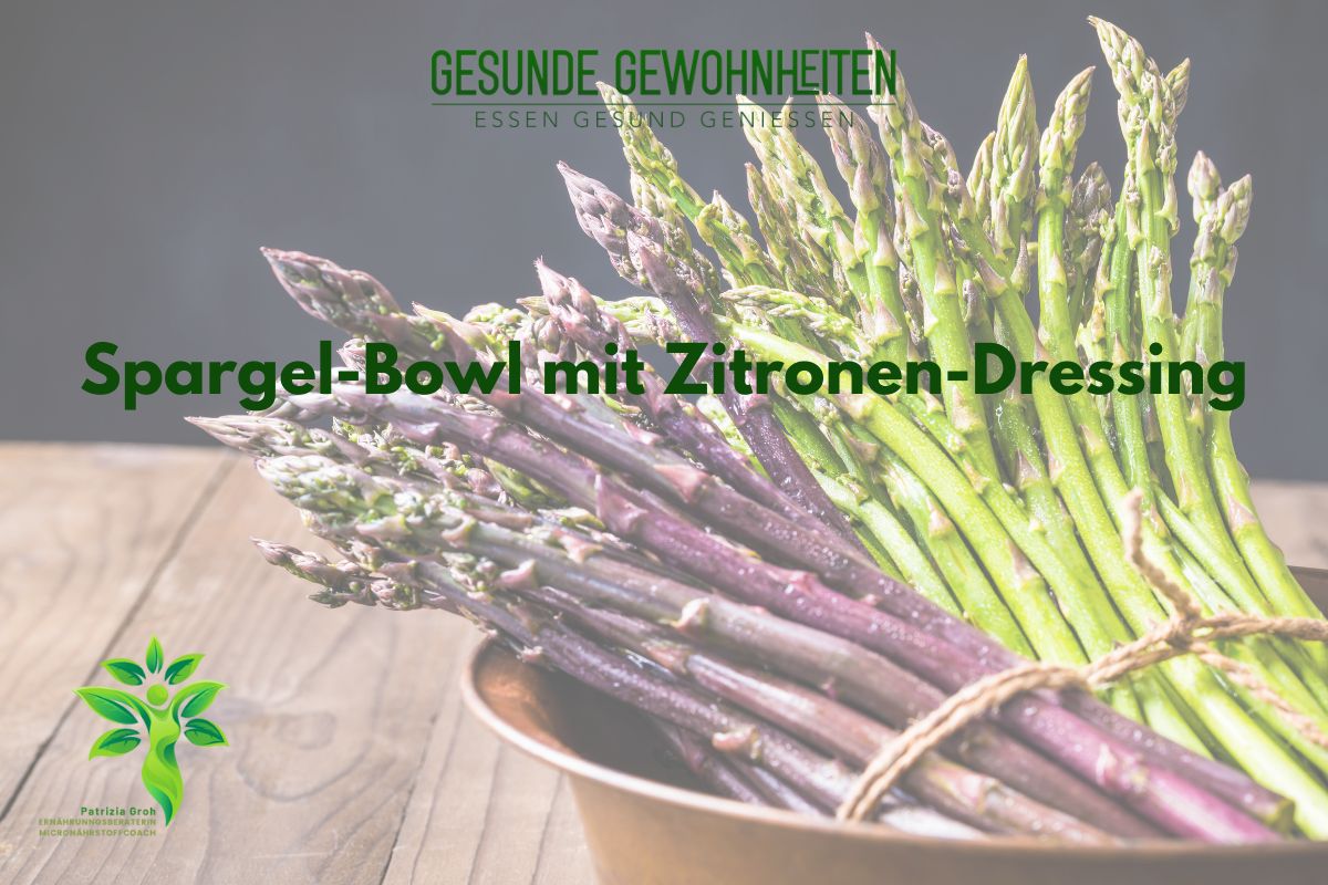 Frühlingshafte Spargl Bowl