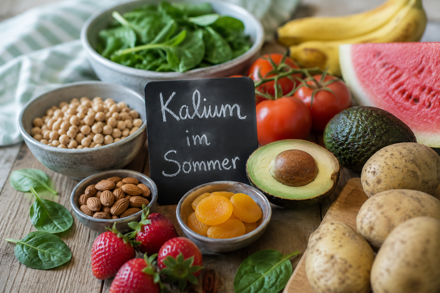 Kalium im Sommer